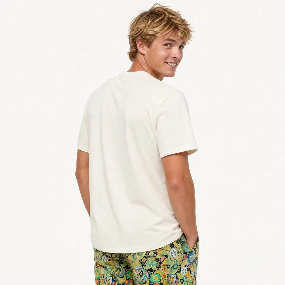 Haitch Golf Bunker Beach Club Staple T-Shirt - Natural - Haitch Golf