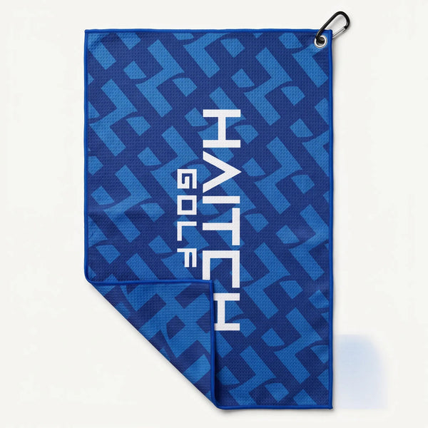 Haitch Golf Logo Microfibre Golf Towel - Haitch Golf