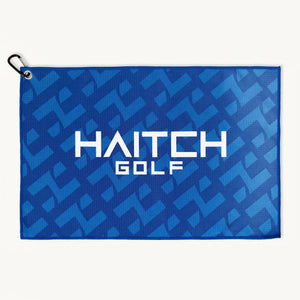 Haitch Golf Logo Microfibre Golf Towel - Haitch Golf