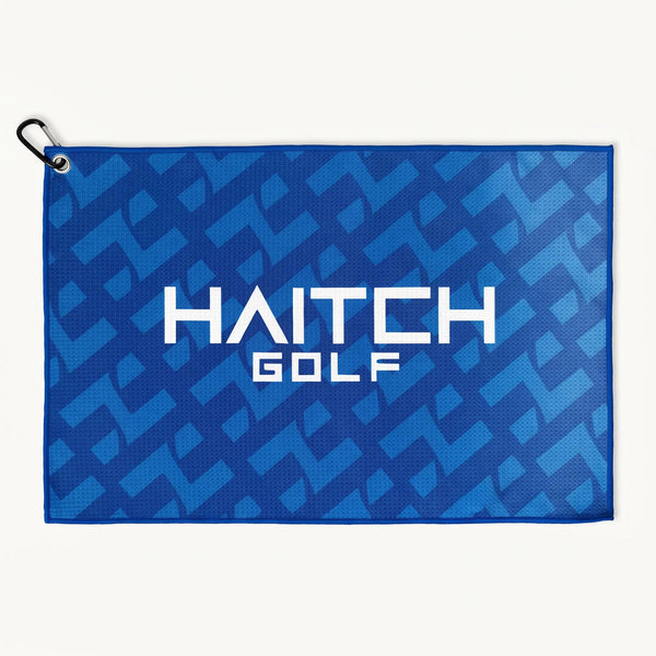 Haitch Golf Logo Microfibre Golf Towel - Haitch Golf