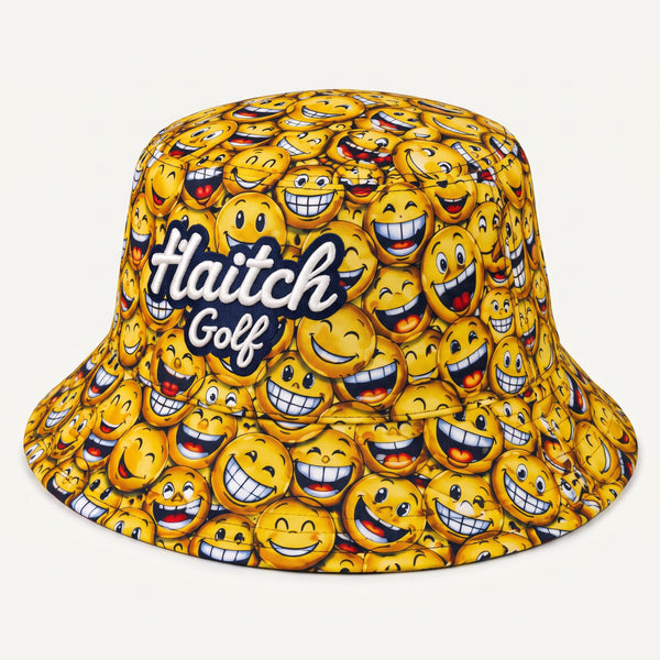 Haitch Golf Smiley Face Bucket Hat - Haitch Golf