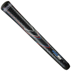 JUMBOMAX JMX ULTRALITE TAPERED BLACK SWING GRIPS - RED/WHITE/BLUE - Haitch Golf